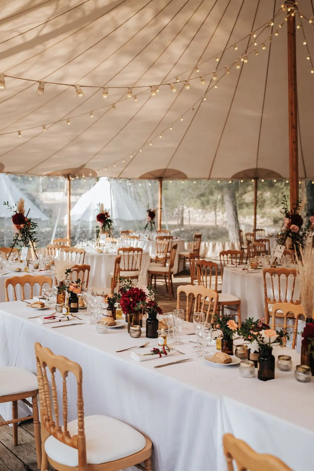 Mariage sous chapiteau